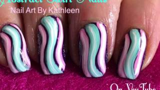 Abstract Swirl Nail Art Tutorial