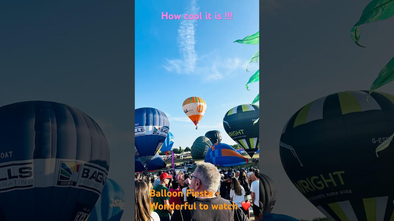 Balloon Fiesta -UK -2025. Hot air balloons in the sky.. 