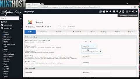 Installing Joomla with Softaculous in cPanel