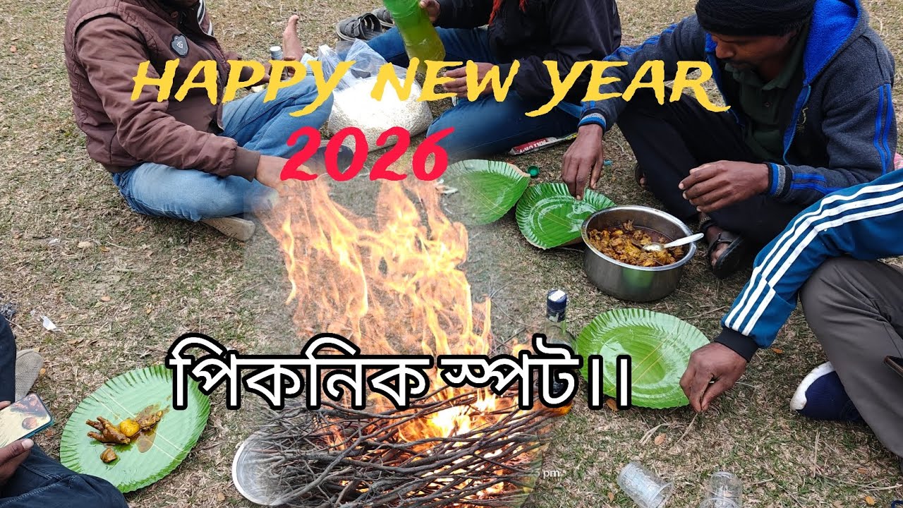 পিকনিক স্পট।। Happy new year 🎊 2026.full enjoy 🫰❤️ #পিকনিক স্পট #happynewyear #minivlog 