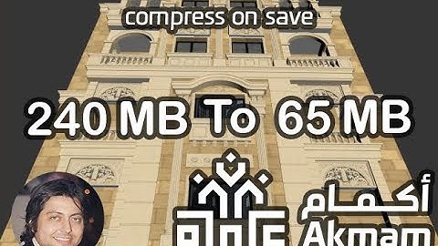 How to save 3ds Max file in small size - compress on save
