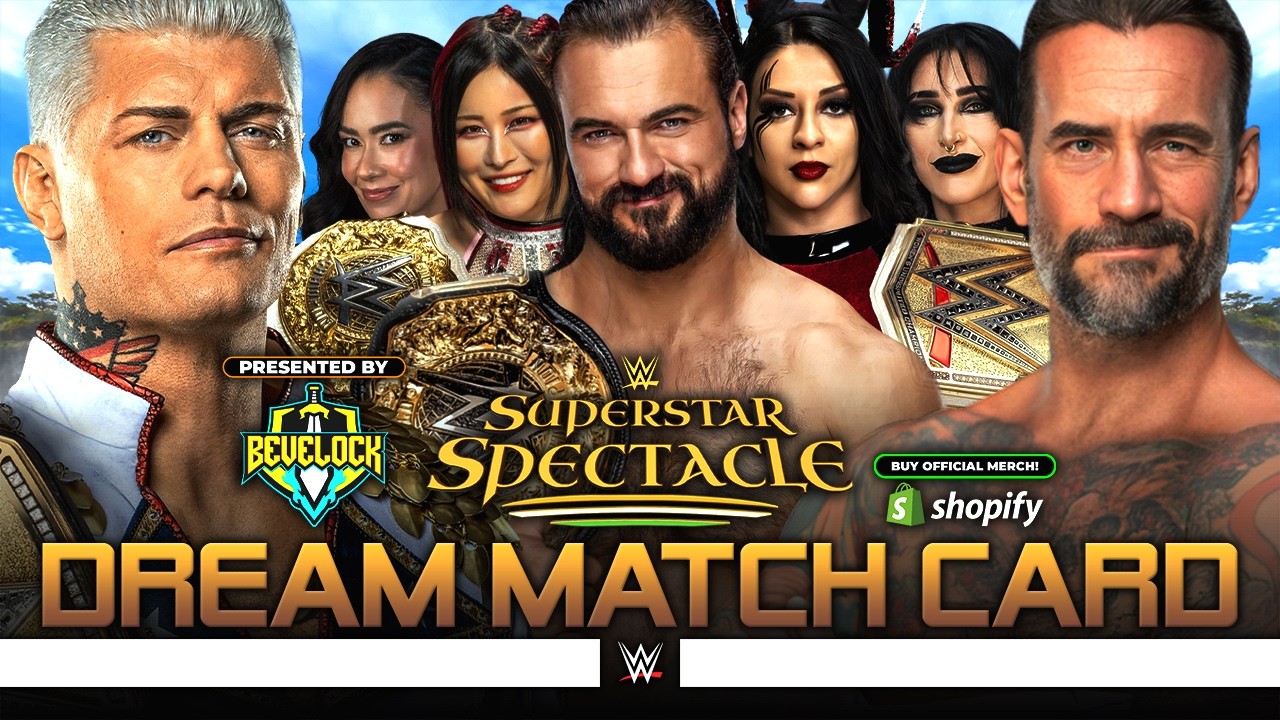 WWE Superstar Spectacle 2025 - Dream Match Card [v2]