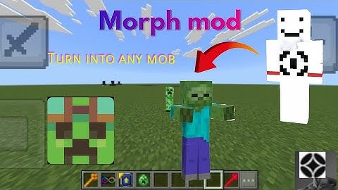 Morph mod for Minecraft pocket/Bedrock editon 1.21+🔥🔥🔥🔥🔥
