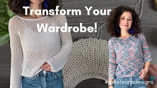 Transform Your Wardrobe: The Ultimate Mesh Stitch Blouse You Can't Miss!