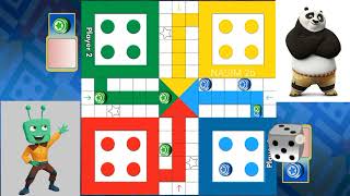 adu du 🆚 kung fu panda |  Ludo game in 2 players | Ludo King 2 players | Ludo gameplay screenshot 5