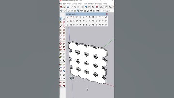 ✅ Easy Panel Design With 1001Bit Tools In SketchUp #shorts #sketchup #3dmodeling #cad #3d