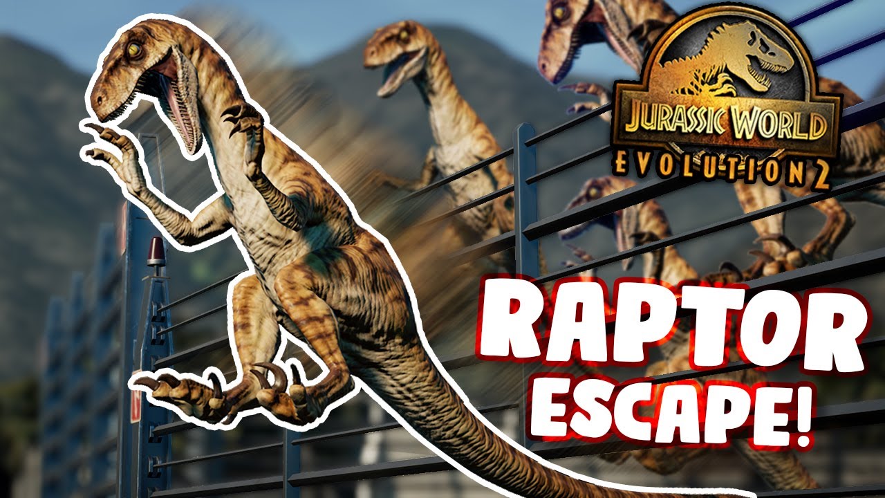 Raptors Can Climb The Fence Jurassic World Evolution 2 Youtube 