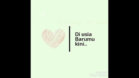 Ucapan ulang tahun untuk pacar / istri