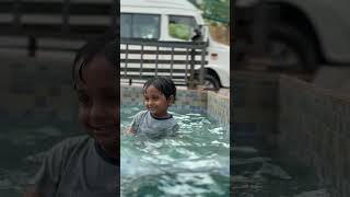 Fun in swimming pool #water #pool #fun #travel #playing #kids #short #shortvideos