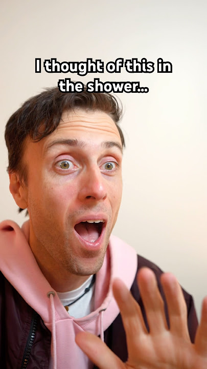 I thought of this in the shower…