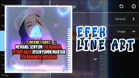 Cara Membuat Efek Line Art Di Aplikasi Avee Player || Efek Glowing