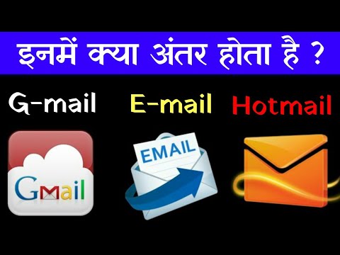 Email Vs Gmail Vs Hotmail