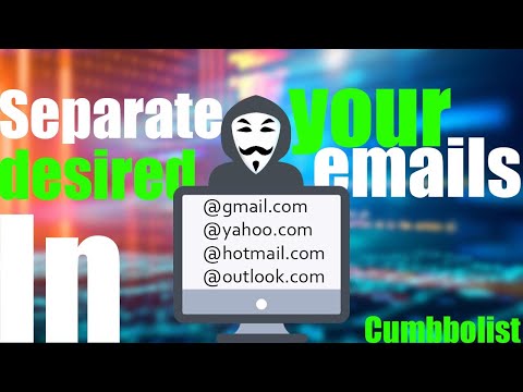 🔆Learn how to separate the desired domain from the combo list🔆اموزش جدا سازی دامین مورد نظر از کمبو