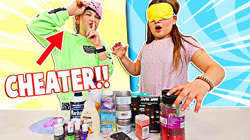 FIX THIS SLIME But You Pick Slime INGREDIENTS Blindfolded!! | JKREW