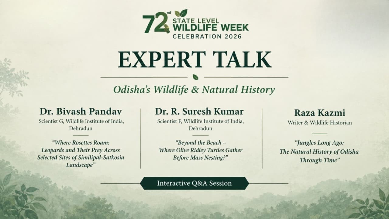 Expert talk on the event of 72nd Wildlife Week 2026