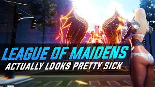 League of Maidens - The Upcoming Superhero MMOARPG Looks INSANE!