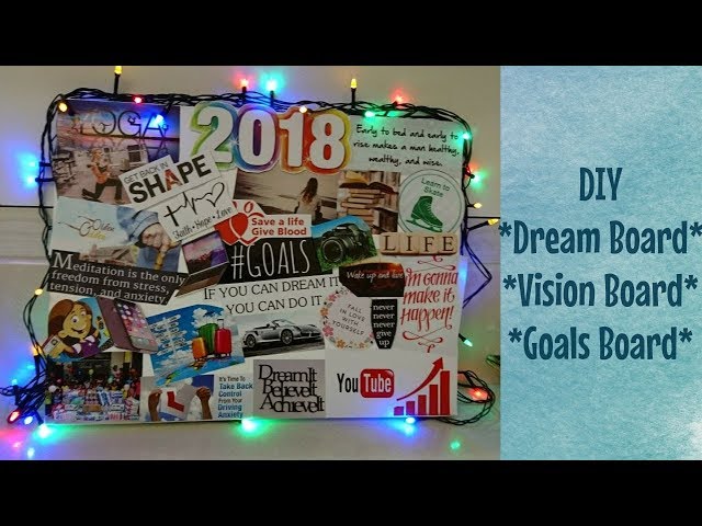 How To Make A DIY Vision Board - Dream Green DIY