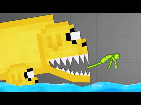 NEW HORRIFYING Monsters EAT RAGDOLLS in People Playground Mod Gameplay