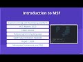 1 Introduction to MSF
