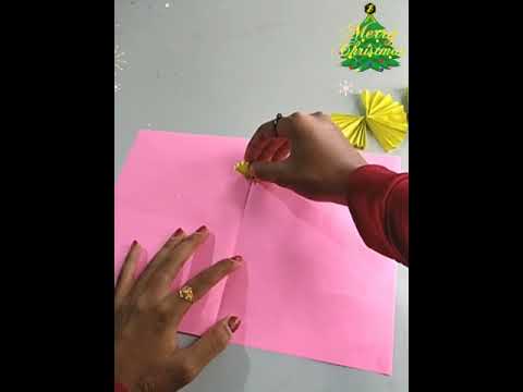 /Very simple x-mas🎄greeting card making for kids/