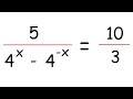 Exponential Equations - College Algebra