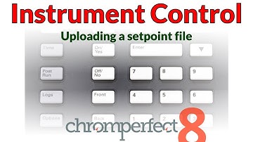 Uploading Instrument Control Setpoint File for an Agilent 7890