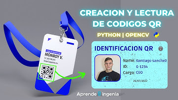 GENERACION Y LECTURA DE CODIGOS QR EN TIEMPO REAL CON PYTHON y OPENCV | Parte 1