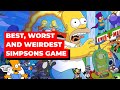 The Best, Worst, and Weirdest Simpsons Games