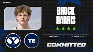 WATCH: 4-Star TE Brock Harris Commits to BYU | No. 5 TE in Class of 2026