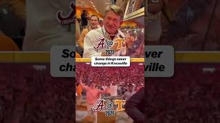 Tennessee fans storming the field after beating Alabama? We've seen this movie before #CFB