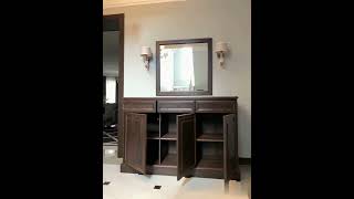 Симпатичная тумба из натурального шпона