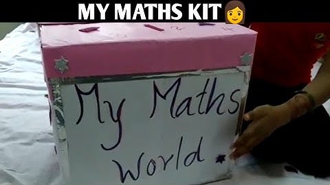 My maths kit.