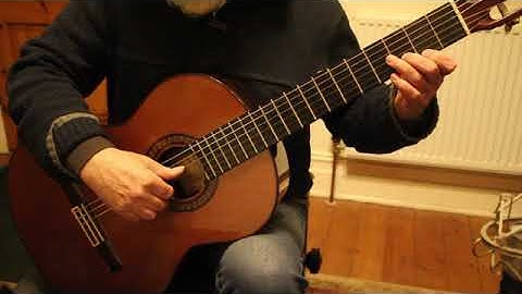 Minuet in D major Op.11 no.5 by Fernando Sor - Guitar Tutorial PART TWO