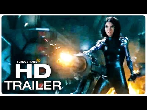 ALITA BATTLE ANGEL Gladiator Fight Scene Trailer (NEW 2019) James Cameron Sci Fi