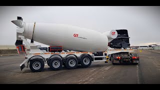 4 Axle 16 m³ Concrete Mixer Semitrailer