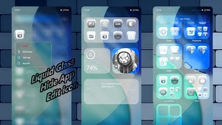 Simple Light Weight Launcher With Liquid Glass Effects | No Need Setup