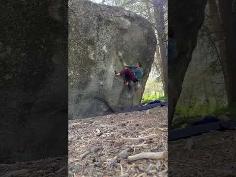 Beta Video for climb Flying Birdie v5, Lake Tahoe