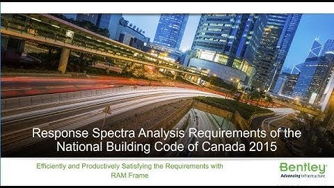Response Spectra Analysis in National Building Code of Canada 2015