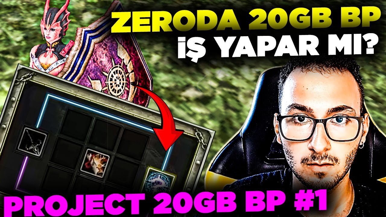 ZERODA 20GB BP İŞ YAPAR MI? | PROJECT 20GB BP #1 | Knight Online