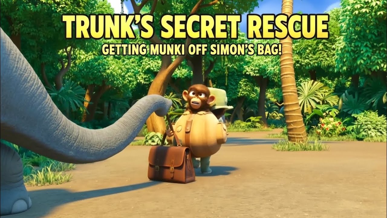 Trunk’s Secret Rescue: Getting Munki Off Simon’s Bag! (Inverted Sparta Cut)