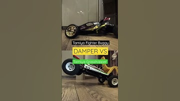Tamiya 田宮 Fighter Buggy VS Grasshopper Damper Challenge