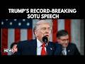 Trump Calls For Full Border Security Funding,Slams Illegal Immigration Policies IN SOTU Speech| N18G