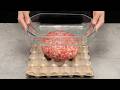 Hackfleisch anders zubereitet. Der Trick für ein unglaubliches Ergebnis