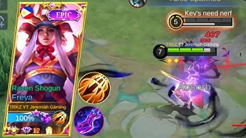 NEW ONE SHOT BUILD! | BROKEN BUILD | TOP 1 GLOBAL FREYA | FREYA BEST BUILD 2022 | MUST WATCH | MLBB✓