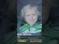 Blonde baby crying
