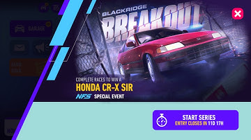 Need For Speed No Limits: Honda CR-X SiR | Blackridge Breakout (Day 1 - Breakout)