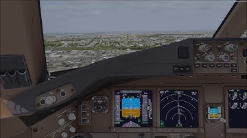 First landing in PMDG 777-300ER For P3D V4