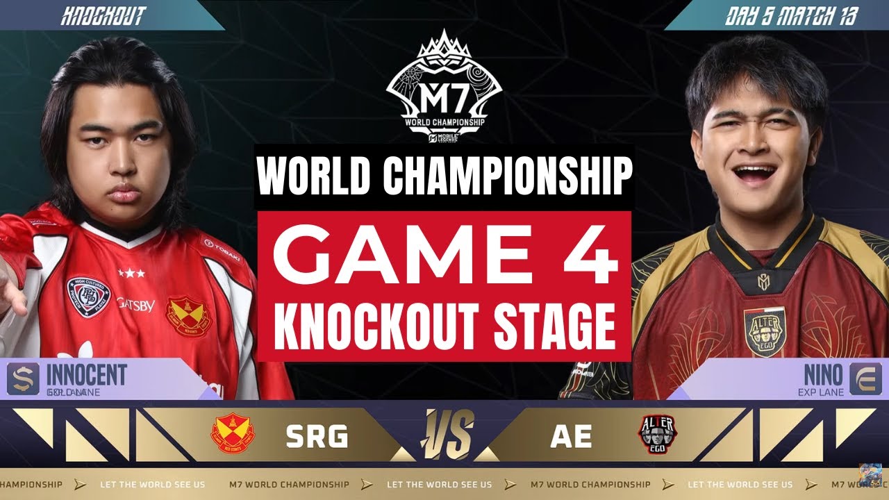 🔴 MLBB M7 | SRG против AE, игра 4 | Selangor Red Giants против Alter Ego | Чемпионат мира на выбы...