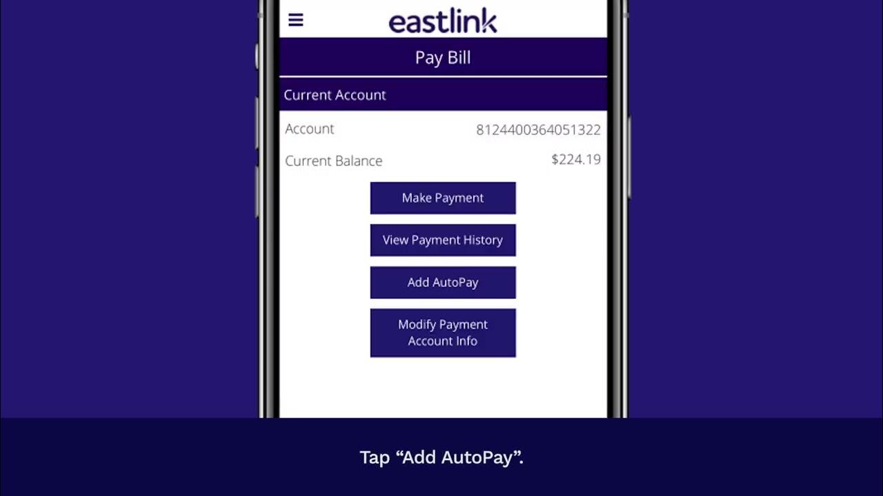 How to Setup Preauthorized Payments with Eastlink (Mobile) YouTube