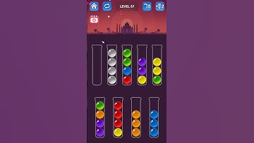 Ball Sort Puzzle level 57